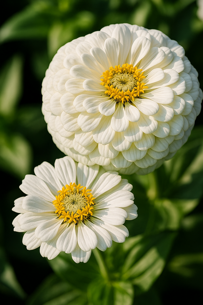 ZIVIA Pack – 100 Zinnia Seeds + Free Plant Booster
